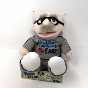 Chantilly Lane 9” Sitting Happy Birthday to you Old Fart" Moving Singing Farting